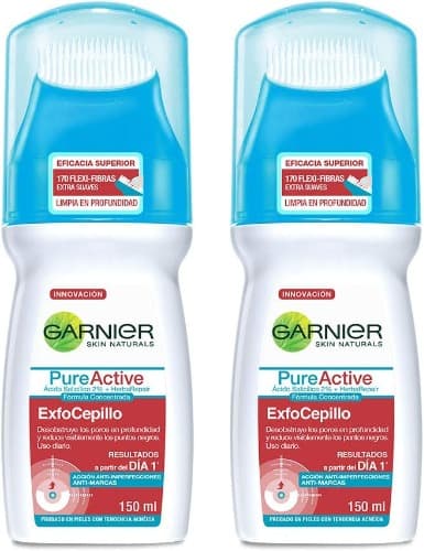 Garnier Skin Active Escova esfoliante, 2 unidades