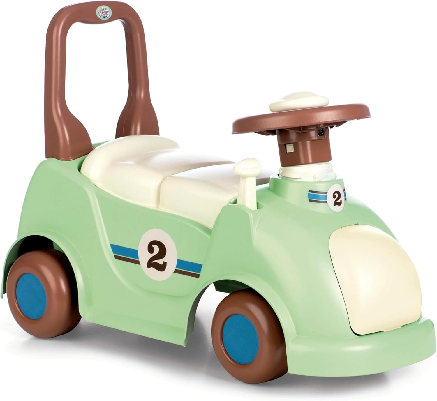 Chicos - Sport Vintage corredores bebé 1 ano | caminhante com volante e alça para empurrar | carro bebé com gaveta guarda objetos | a partir de 10 meses (35223)