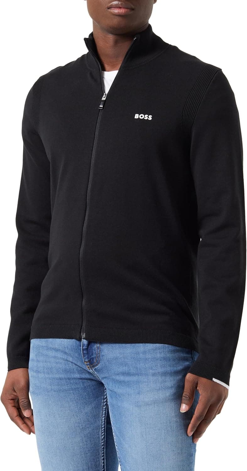 BOSS Ever-x_FZ Casaco de malha para homem