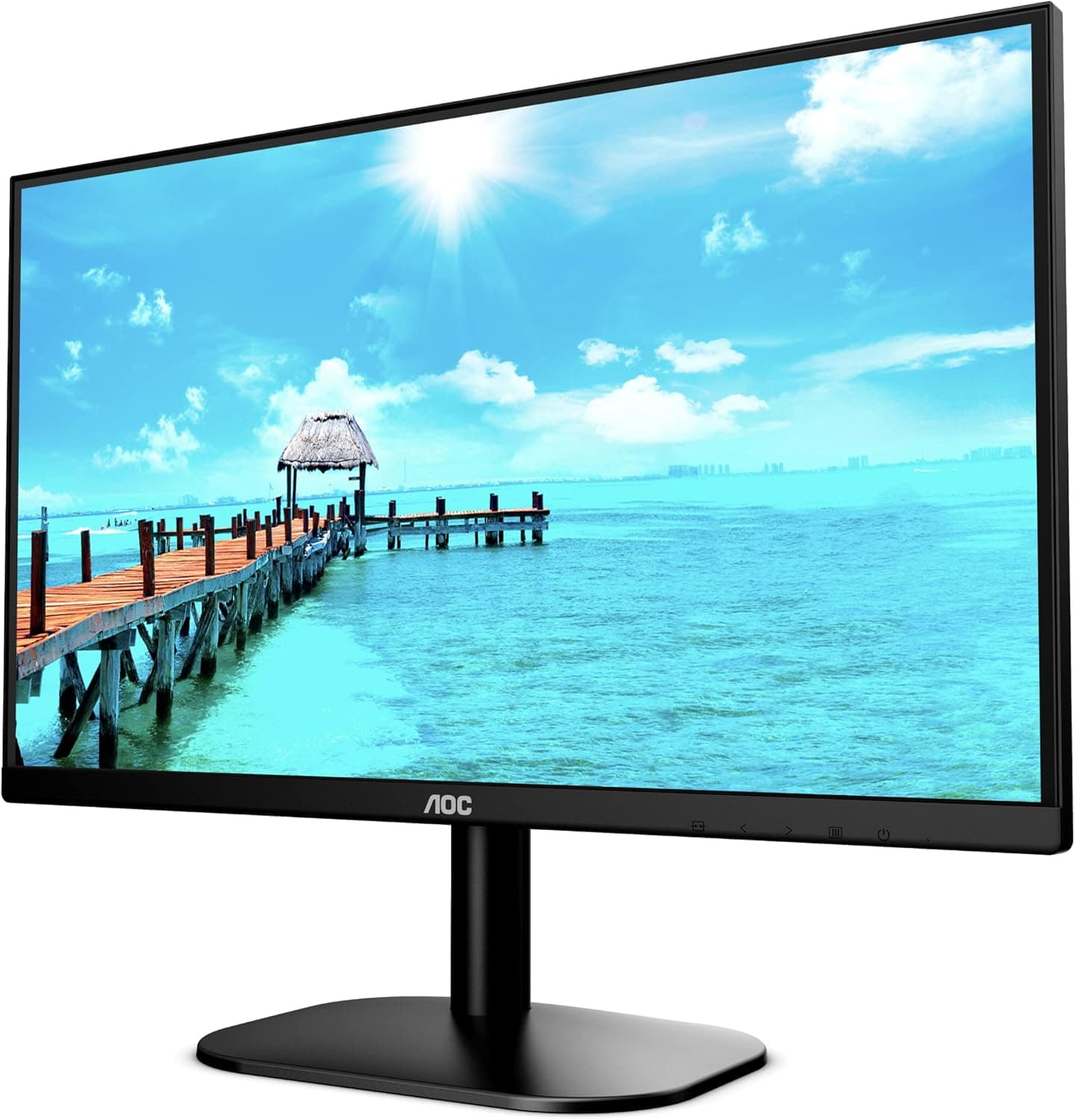 AOC 24B2XHM2 Monitor Full HD de 24" (1920x1080, VA, 16:9, DSUB, HDMI, 300 cd/m, 250 cd/m, 75 Hz, 4 ms, FlickerFree)