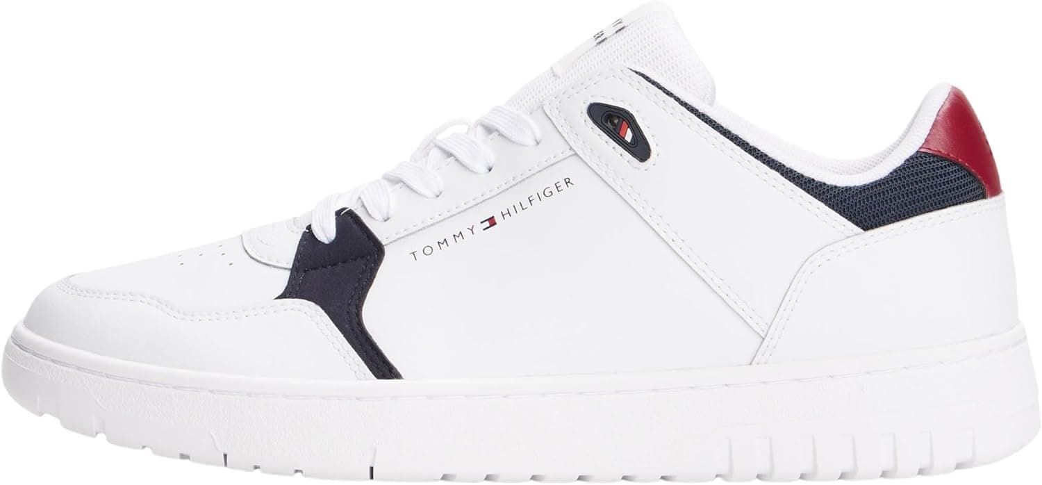 Tommy Hilfiger Basketball | Sapatilhas casuais em pele para homem