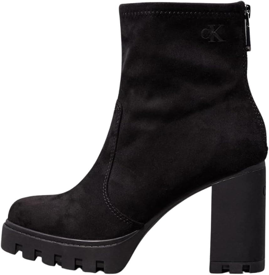 Calvin Klein Jeans Heel Platform Zip Boot SS Yw0yw01601, botas para mulher