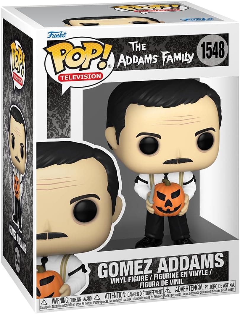Funko Pop! TV: AFC - Gomez Addams - Addams Family Classic TV - Figura de vinil colecionável