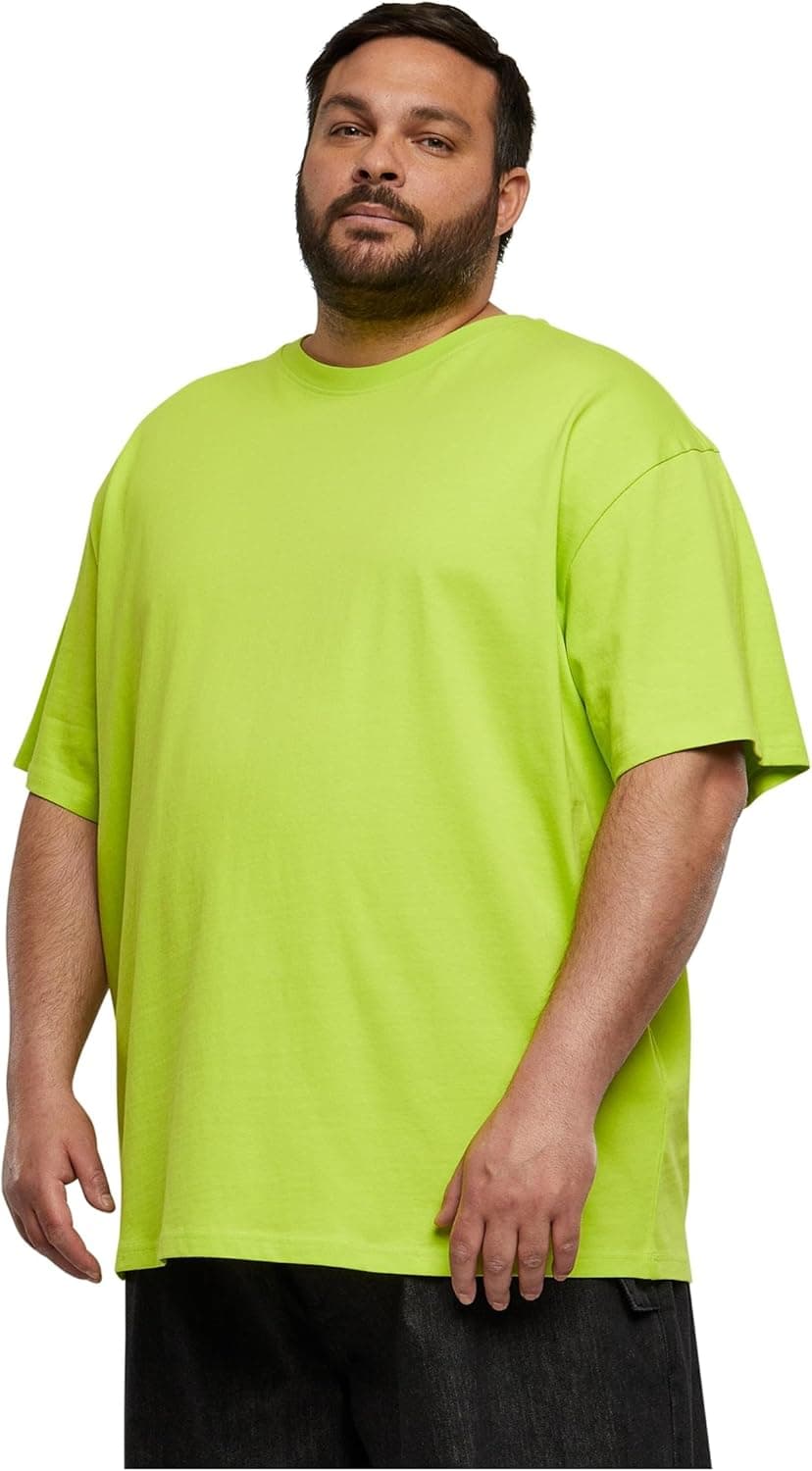 Urban Classics Oversized Striped | T-shirt larga de riscas para homem com manga curta