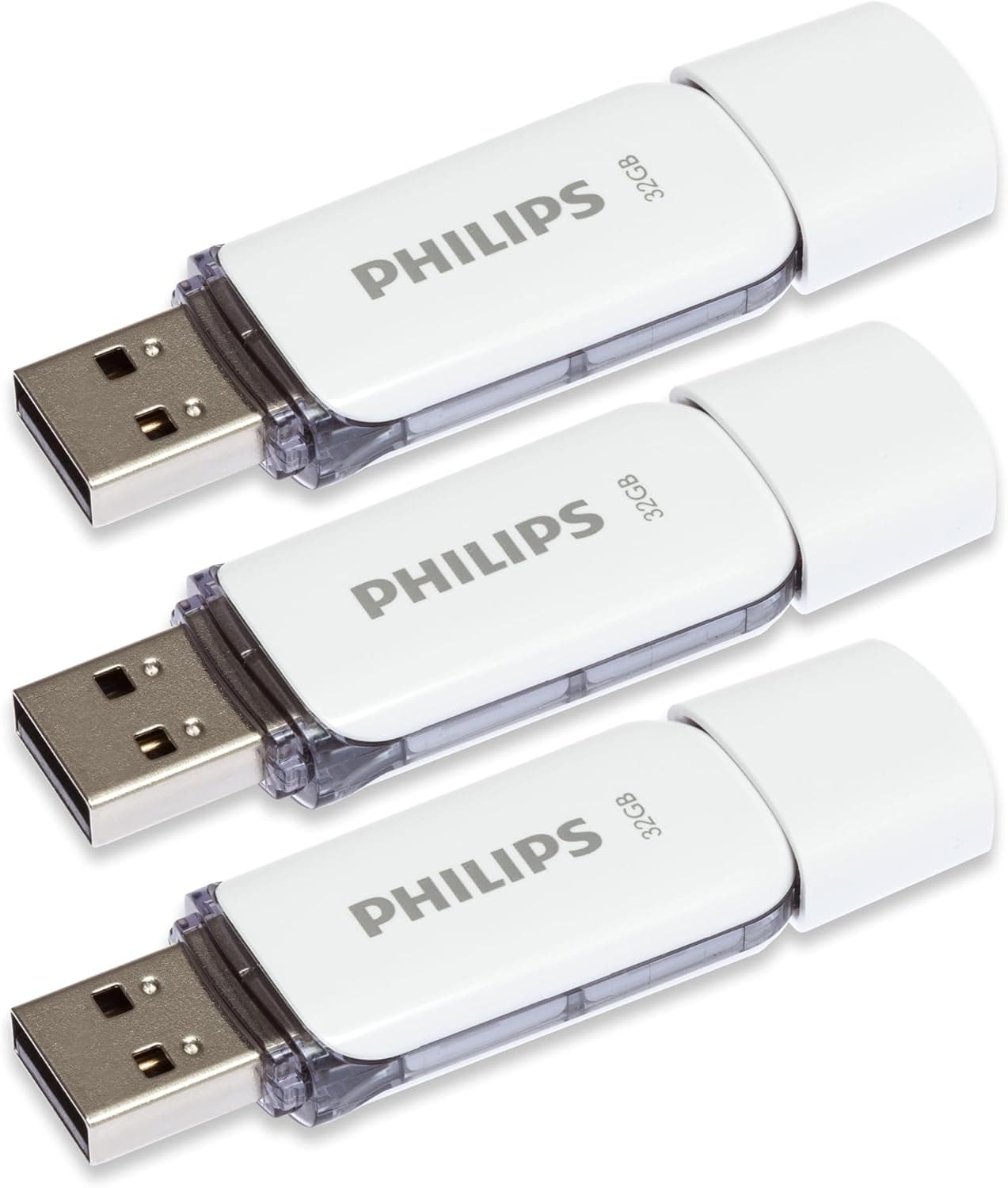 Philips Snow Edition, memória USB 2.0 (32 GB, 3 unidades), cinzento