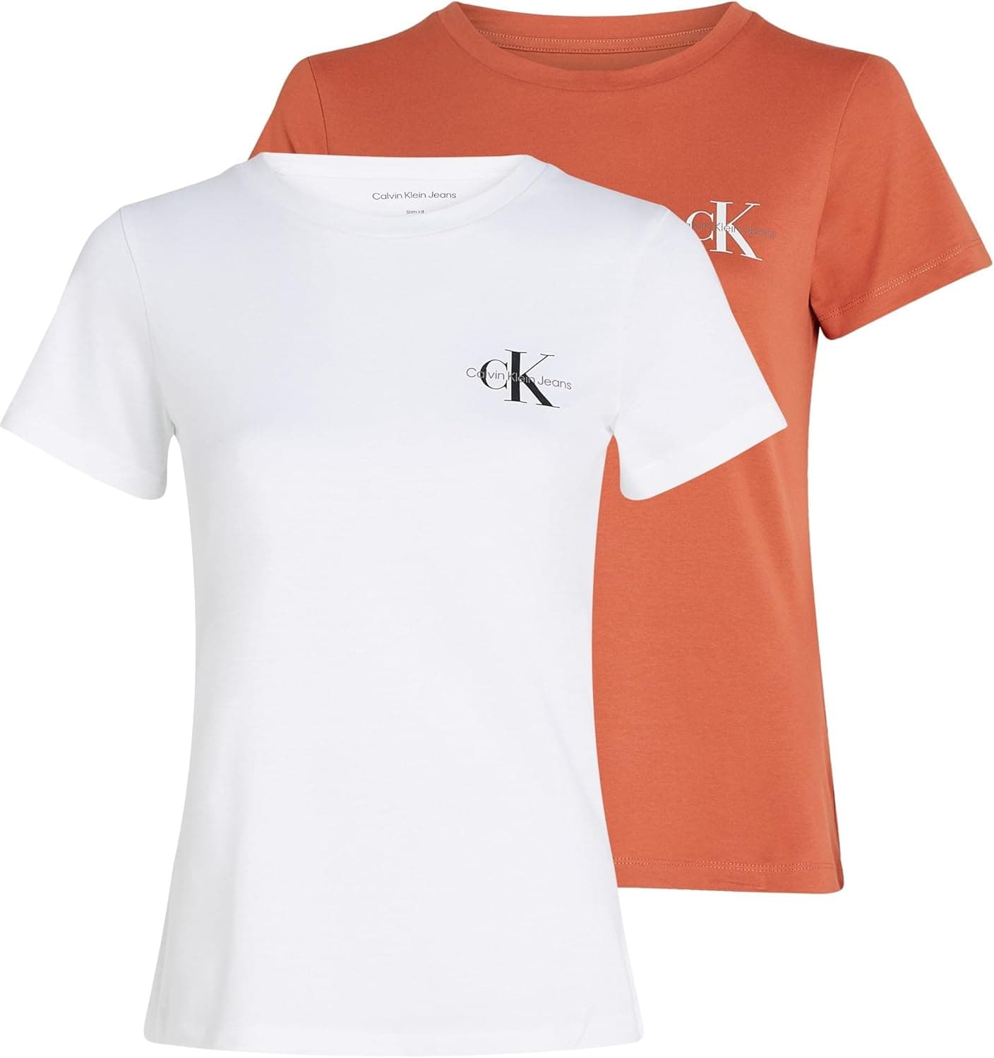Calvin Klein T-shirts para mulher, pack de 2