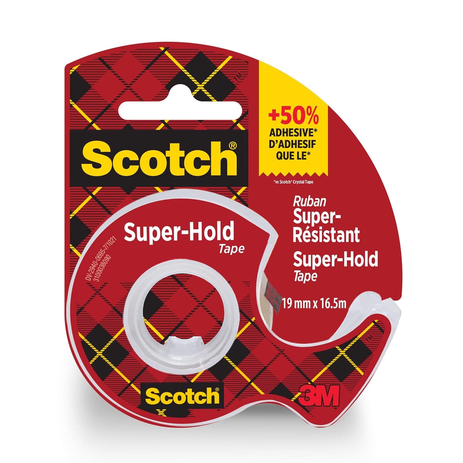 Scotch Rolo de fita de fixação de 19 mm x 16,5 m
