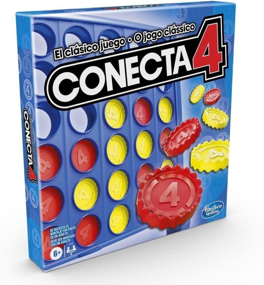 Hasbro Gaming Connect 4, conjunto de mesa de 2 jogadores, diversão em família, brinquedo de habilidade para meninos e meninas de 6 anos em diante, ideia de presente de Páscoa e Páscoa