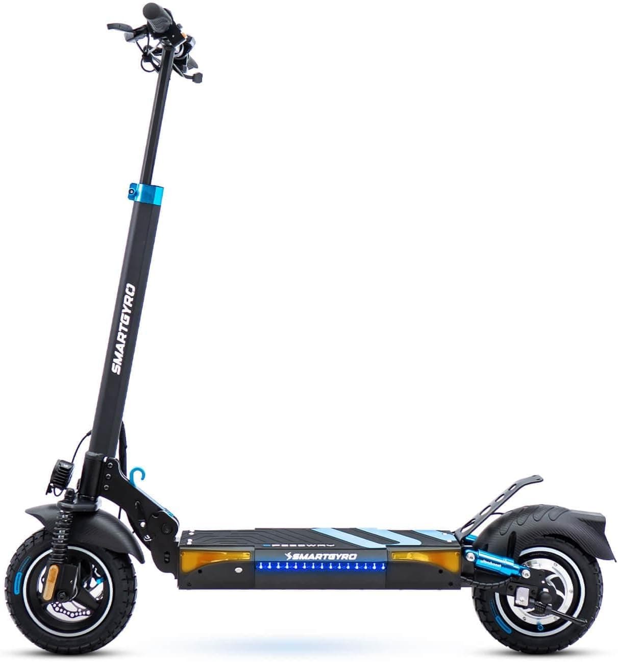 Smartgyro Trotinete elétrica com suspensão de amortecedor duplo