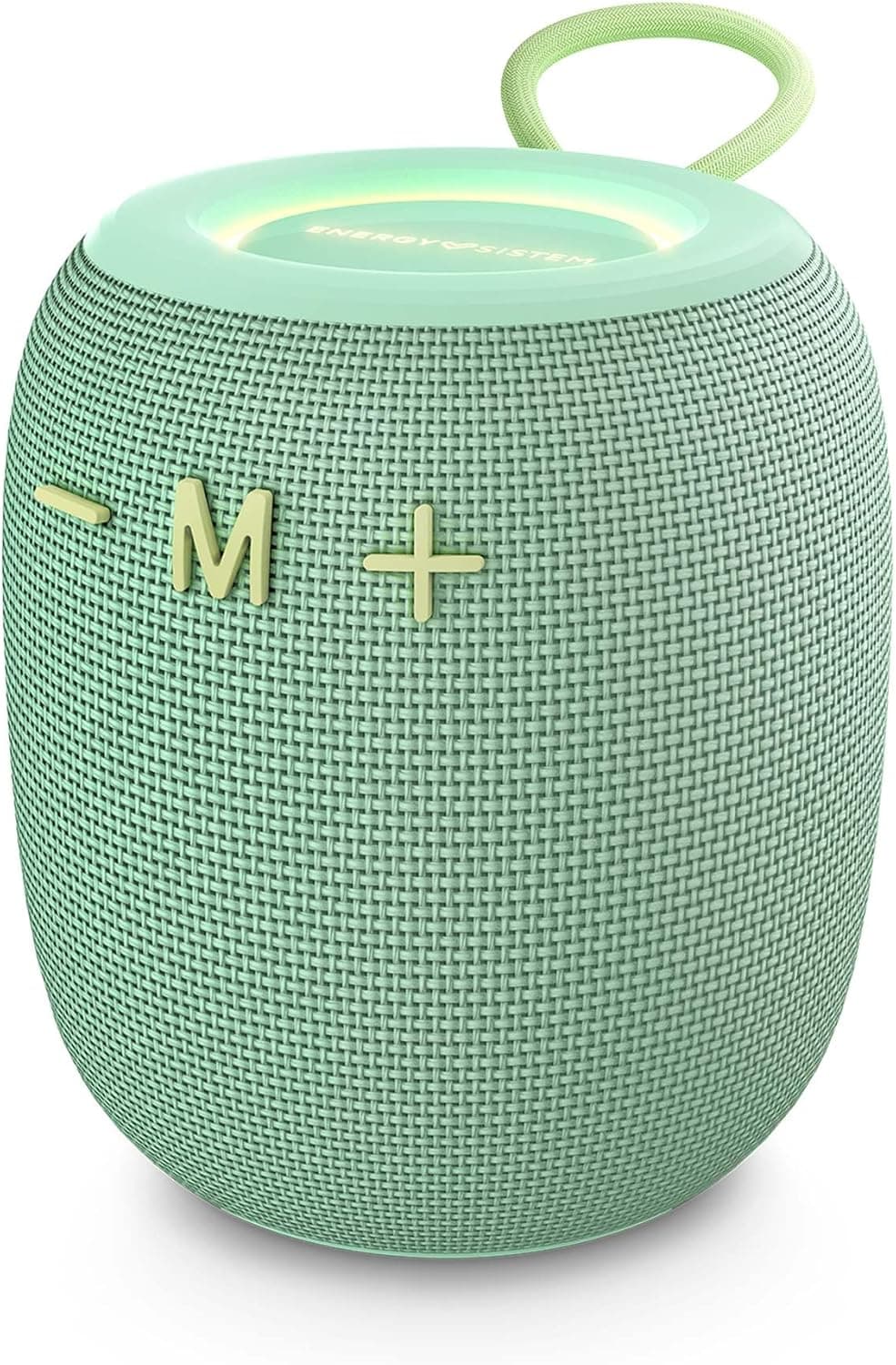 Energy Sistem Bloom Coluna Bluetooth (Bluetooth 5.3, 18 horas de bateria, IPX6, True Wireless, plástico 100 % reciclado, luzes LED)