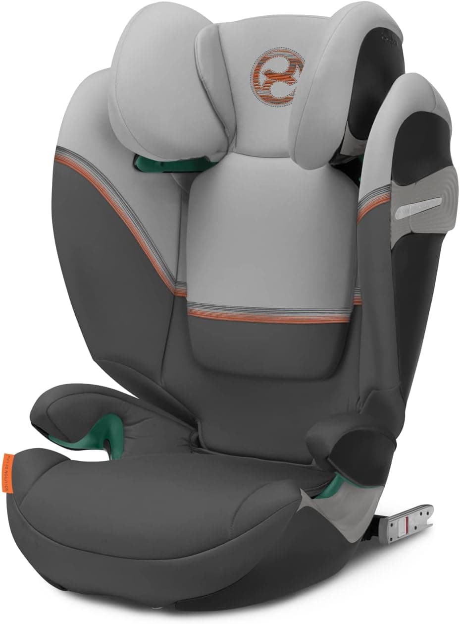 Cybex Gold Cadeira de carro Solution S2 i-Fix, para carros com e sem ISOFIX, 100 - 150 cm, 3 a 12 anos aprox. (15 - 50 kg), cinzento (cinza lava)