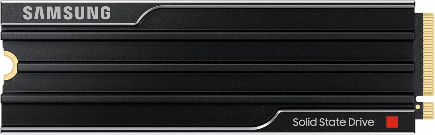 SAMSUNG Memory MZ-VAP2T0CW 9100 Pro – SSD interno 2TB com dissipador, PCIe 5.0 x4, NVMe 2.0, projetado para profissionais e gamers, compatível com PC e PlayStation 5, garantia limitada de 5 anos