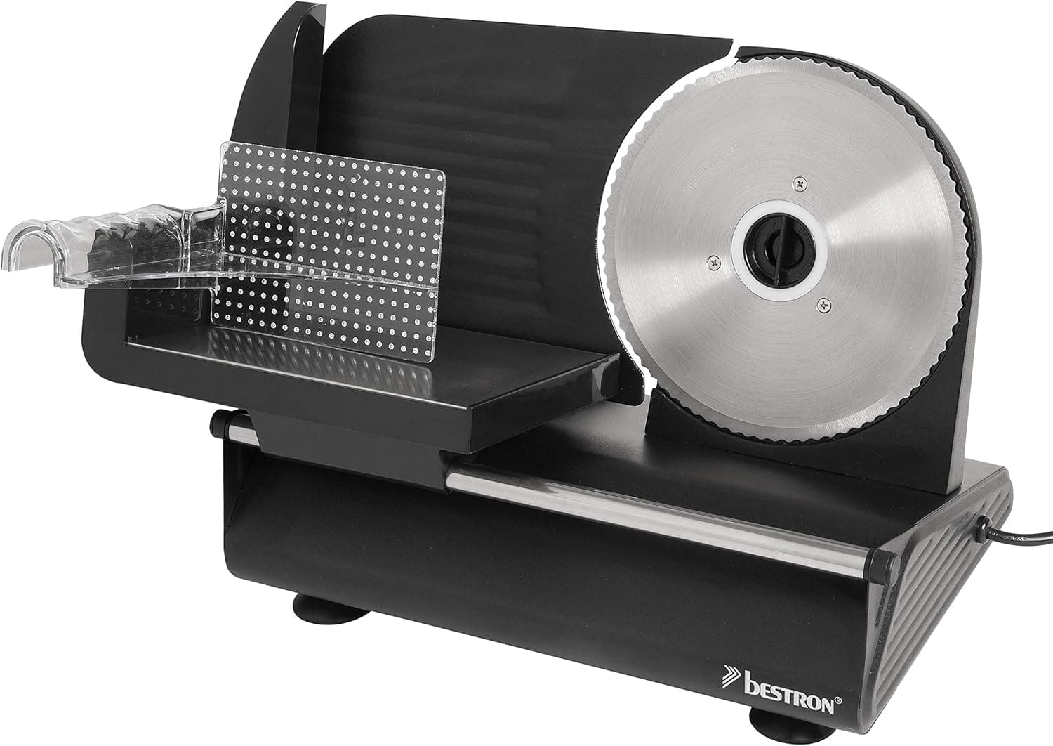 Bestron Cortador universal, espessura de corte: 0-15 mm, 2 velocidades, 150 Watts, preto