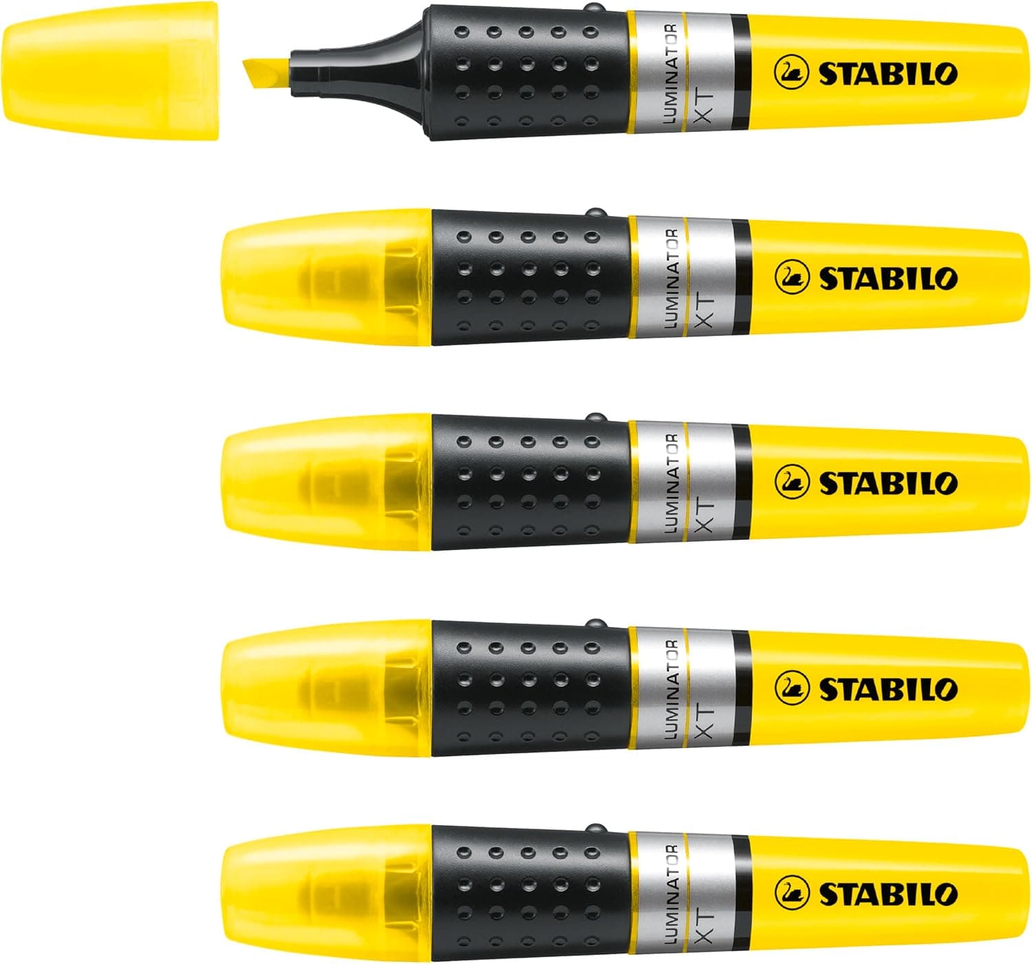 STABILO LUMINATOR | Marcadores fluorescentes amarelos pack de 5 unidades