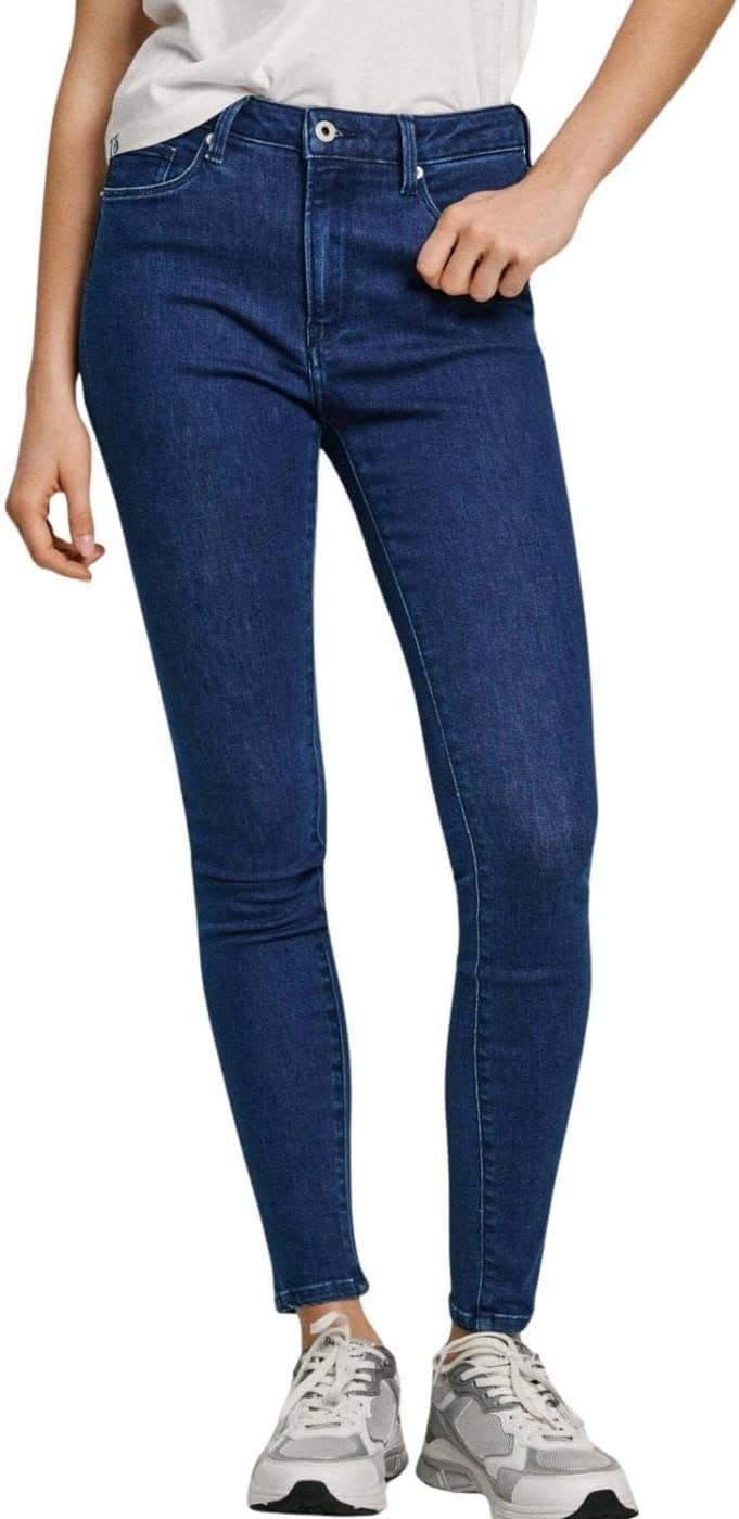 Pepe Jeans Calças de ganga Fit Super Skiny e Cintura Regular para mulher