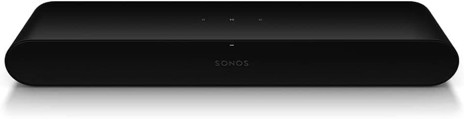 Sonos Ray - Barra de som compacta para tela e música - preto