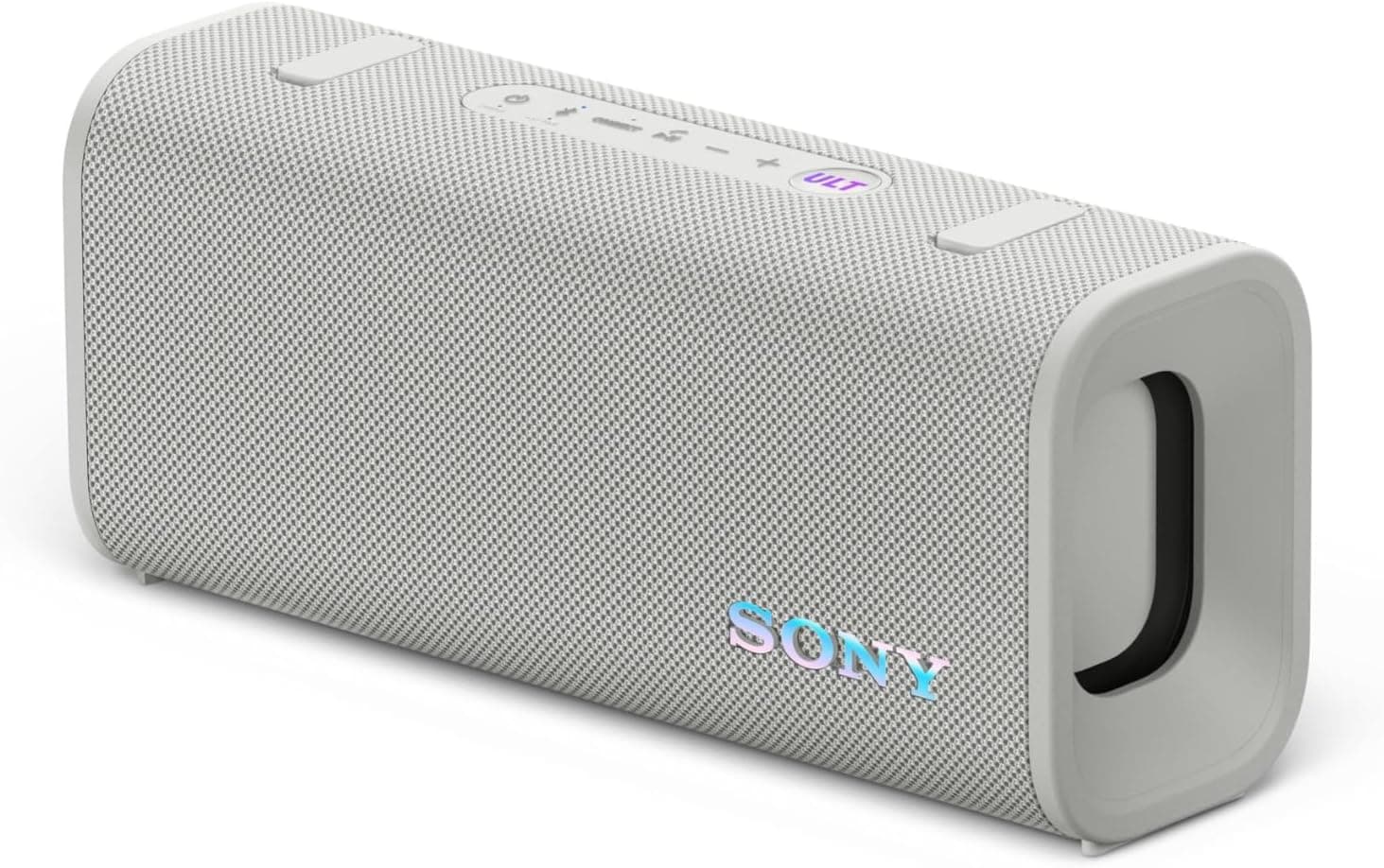 Sony ULT Field 3 - Altifalante Bluetooth portátil com ULT Power Sound, bateria de 24 horas, IP67, resistente à água, ao pó e aos impactos, correia destacável para o ombro, compacto - branco marfim
