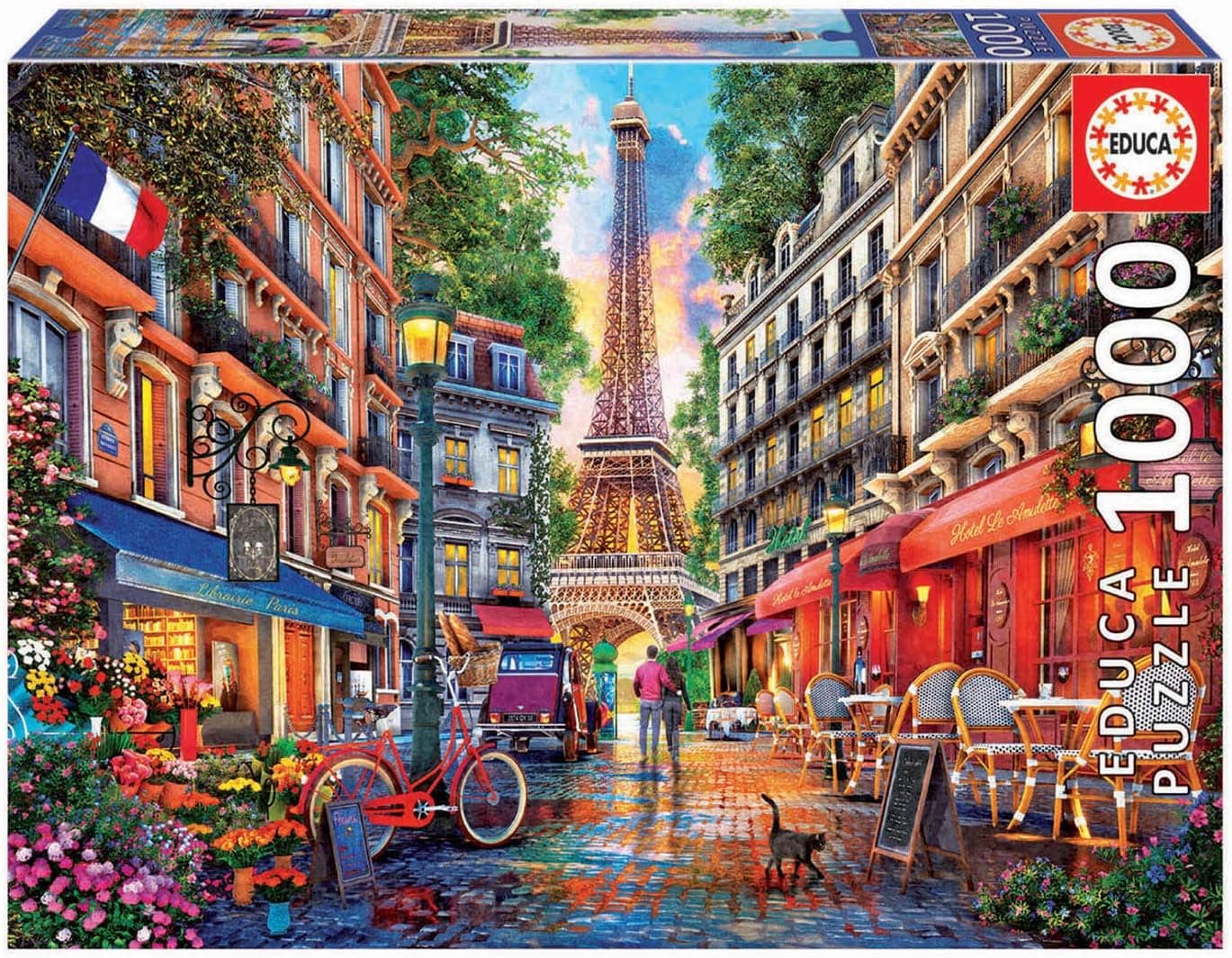 Educa Paris 19019 | Puzzle de 1000 peças para adultos com cola incluída