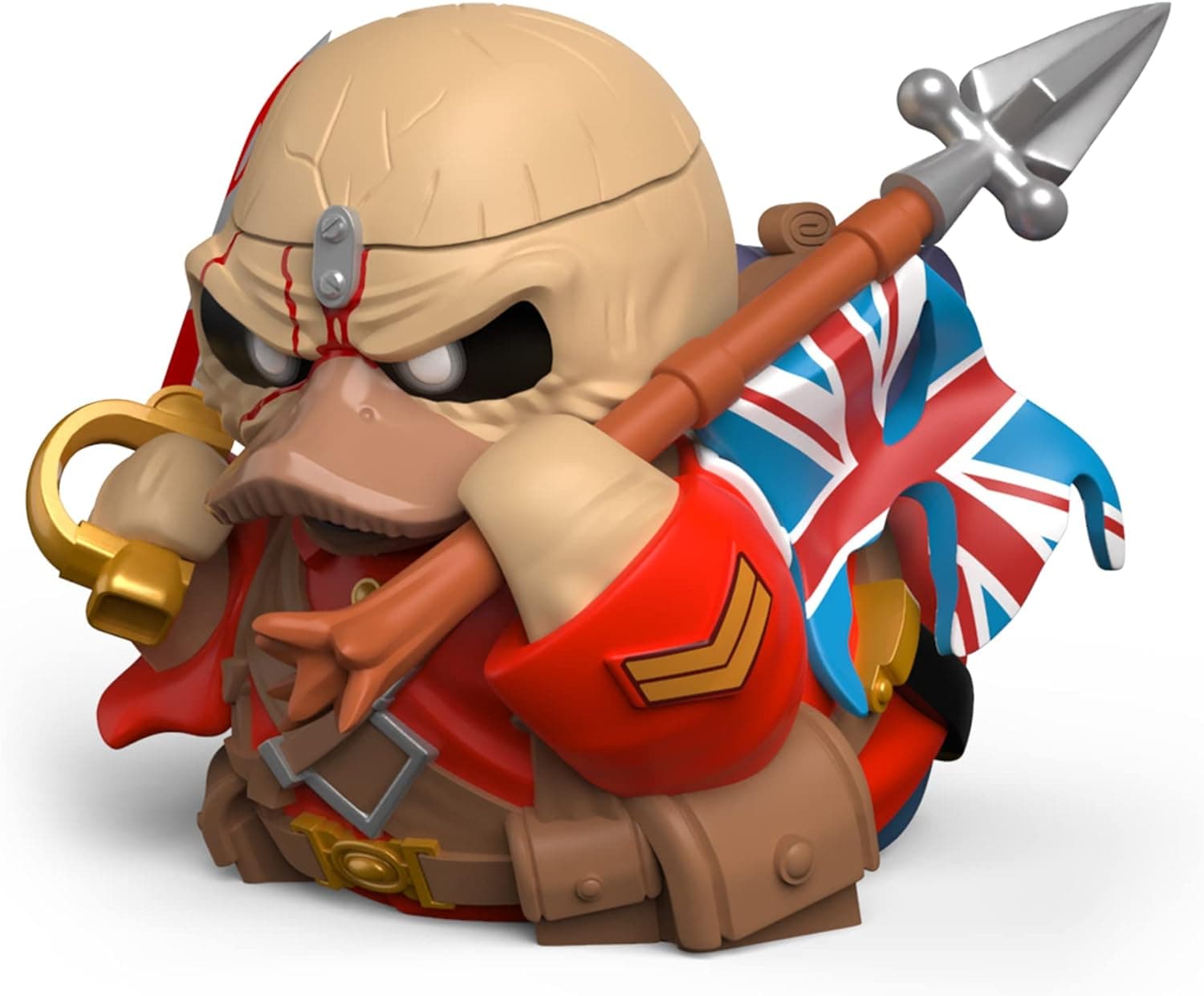 TUBBZ Edição em caixa Eddie The Trooper figura colecionável de pato de borracha de vinil – produto oficial de ferro Maiden – música