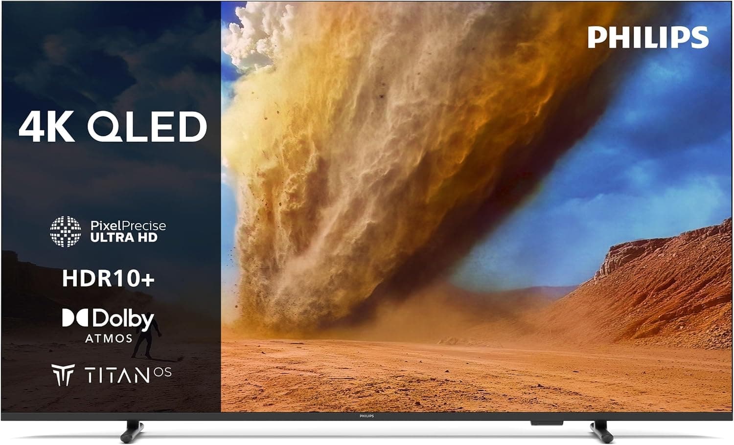 Philips 43 PUS7810 Smart TV 4K LED, ecrã de 43 polegadas com plataforma Titan OS, Pixel Precise Ultra HD e som Dolby Atmos - funciona com a Alexa e com o assistente de voz do Google