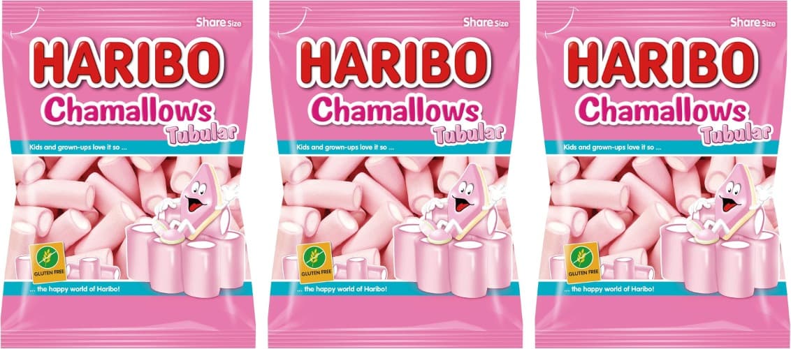 Haribo Chamallows Tubular, 250 g x 3
