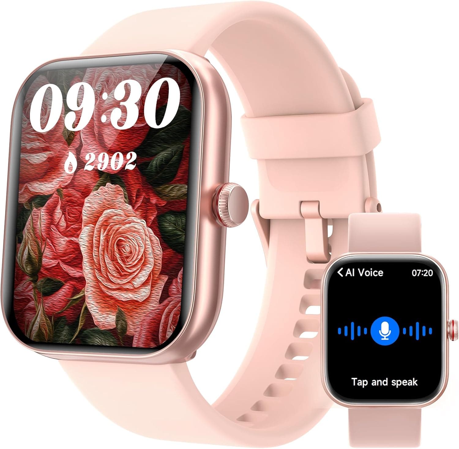 Relógio Inteligente Feminino - Smartwatch 1,91" para Mulheres com Chamadas Bluetooth e Alexa, Notificações do WhatsApp, Monitoramento de Frequência Cardíaca e SpO2 24H, 120 Modos Esportivos, IP68 Presente para Mulheres para Android iOS