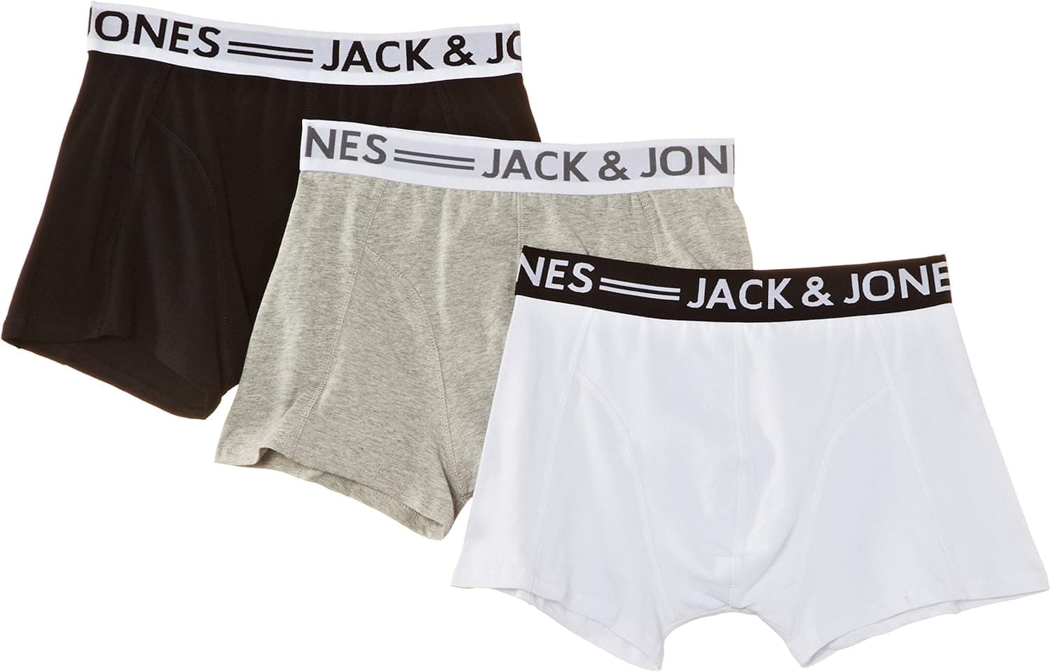 JACK & JONES Boxers para homem, pack de 3