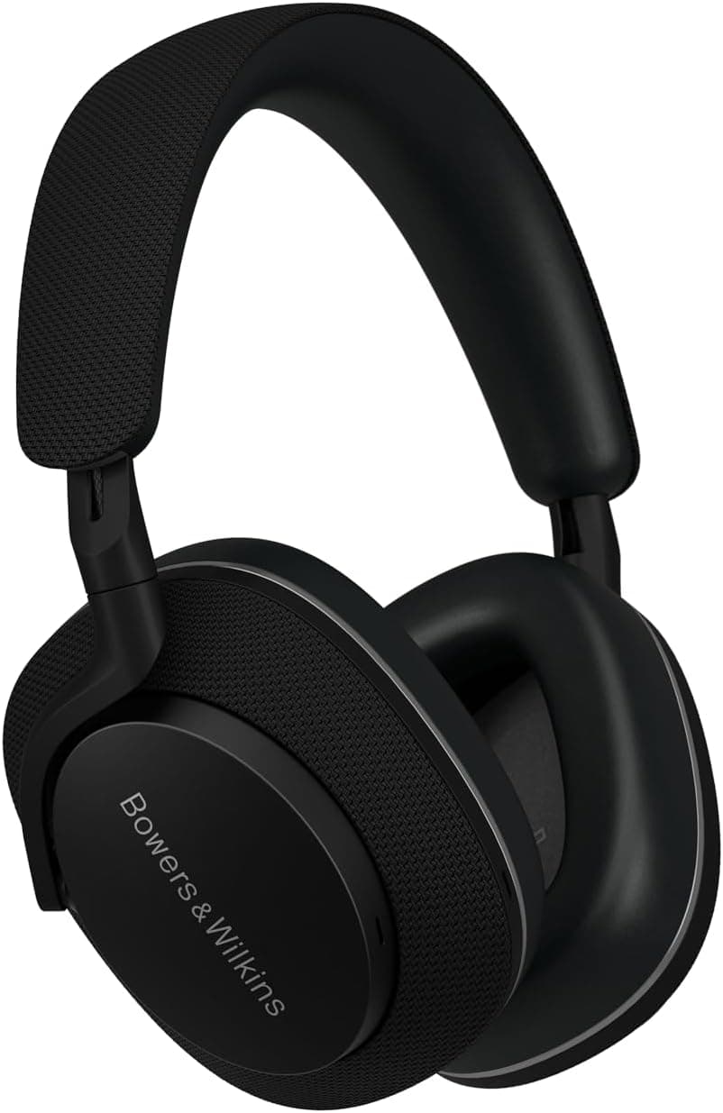 Bowers & Wilkins PX7 S2e - Auriculares sem fios com cancelamento de ruído com Qualcomm aptX adaptativo e carregamento rápido, 30 horas de reprodução e seis microfones integrados, cor preta antracite