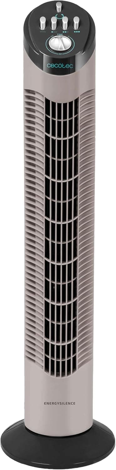 Cecotec EnergySilence 790 Skyline | Ventoinha de torre oscilante 76 cm com temporizador e 3 velocidades