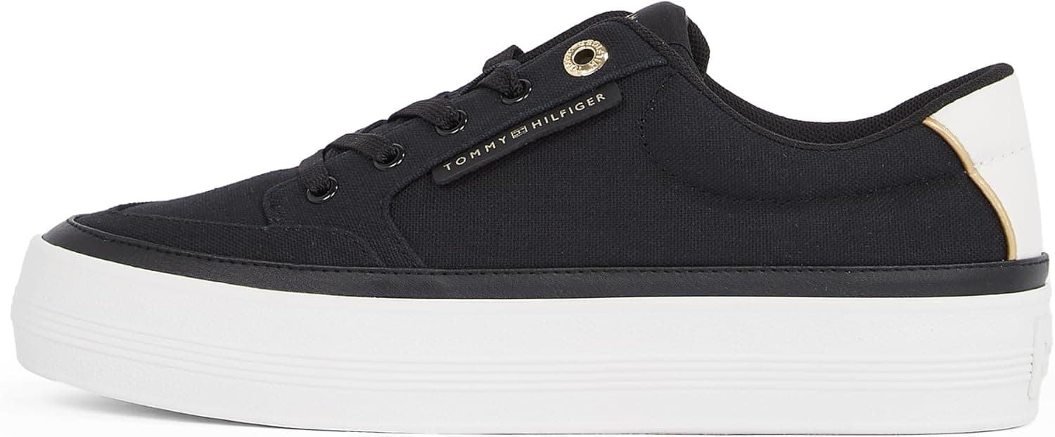 Tommy Hilfiger Sneaker com sola vulcanizada para mulher