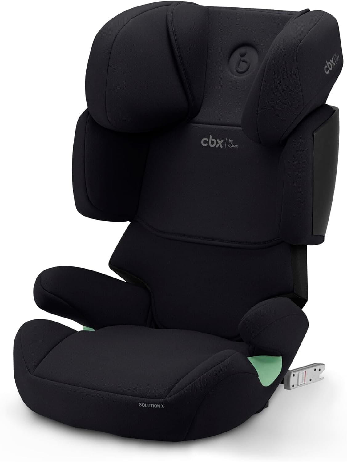 CBX by CYBEX Cadeira de carro infantil Solution X i-Fix, para carros com e sem ISOFIX, de 3 a 12 anos aprox. (100-150 cm), aprox. 15 a 50 kg, preto (Pure Black)
