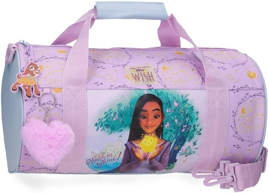 Disney Joumma Bags, Wish Watch us shine, mochila escolar, mochila infantil, material rígido e leve, alças largas, ergonómicas e acolchoadas que se encaixam perfeitamente nas costas
