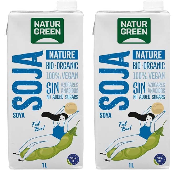 NaturGreen BEBIDA SOJA NATURE 1 litro x 2
