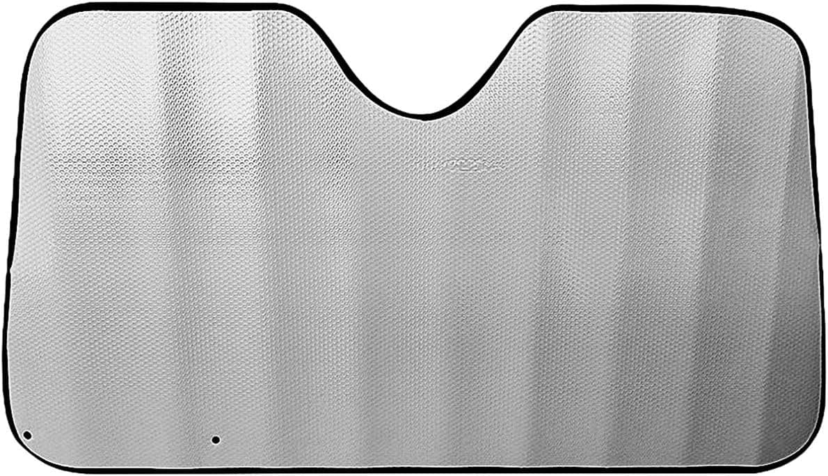 Para-sol carro dianteiro, para-sol lua de carro metalizado, cortina refletor, para veículo, proteção contra raios UV, para-brisas, protetor solar camionetas, todo-o-terrenos, vans (130 x 70 cm)