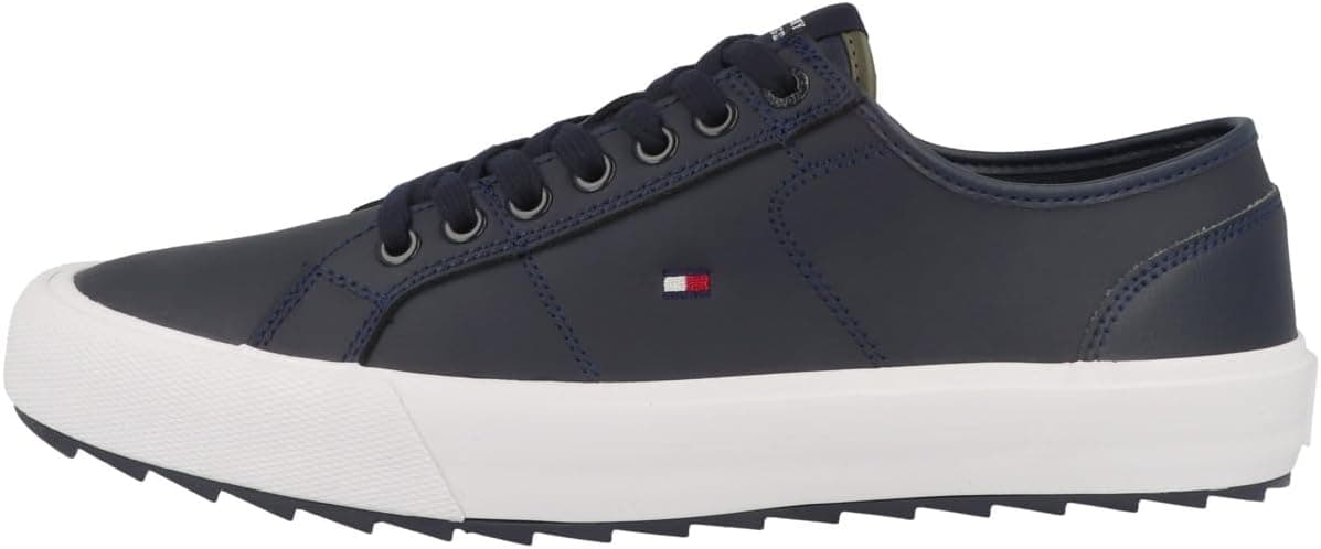 Tommy Hilfiger Homem Sneaker vulcanizada Cleated Sapatilhas - 40