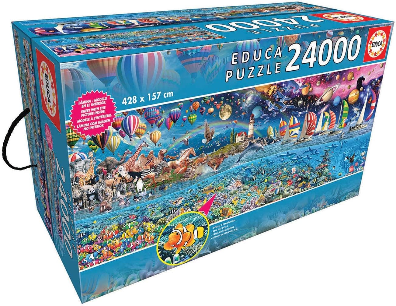 Educa Vida 13434 | Puzzle gigante XXL de 24000 peças para adultos