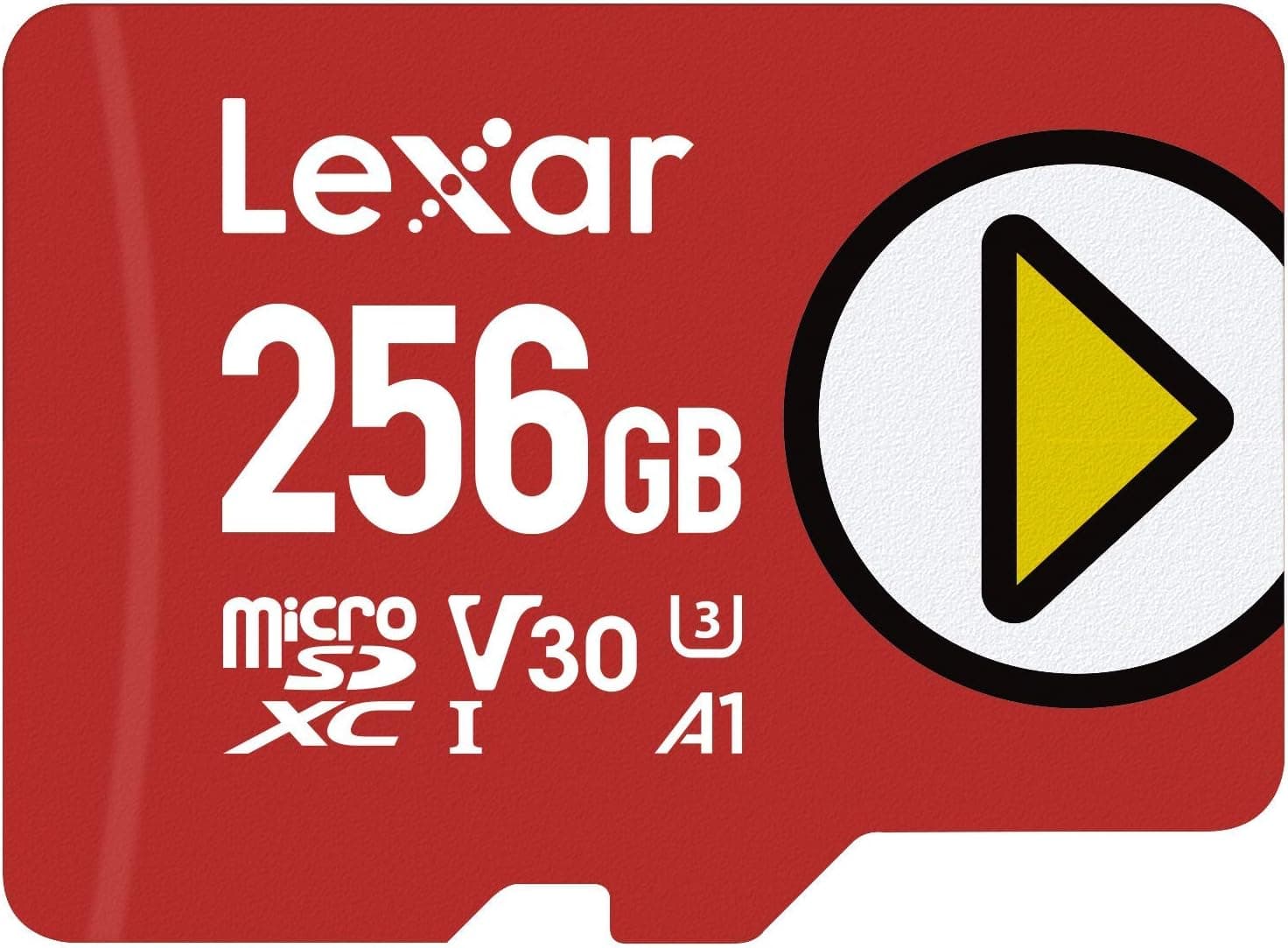 Lexar Play cartão micro SD 256 GB, microSDXC UHS-I, leitura de até 150 MB/s, Microsd compatível com Nintendo Switch, telefone e tablet (LMSPLAY256G-BNNAG)