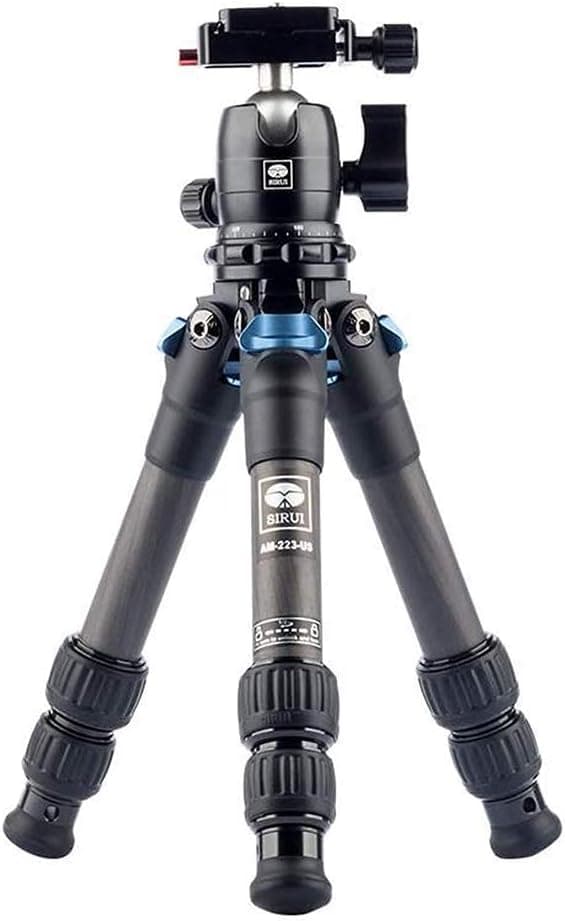 SIRUI AM-223 ProfiLegs Fibra de carbono mini tripé com cabeça de bola B-00K (preto)