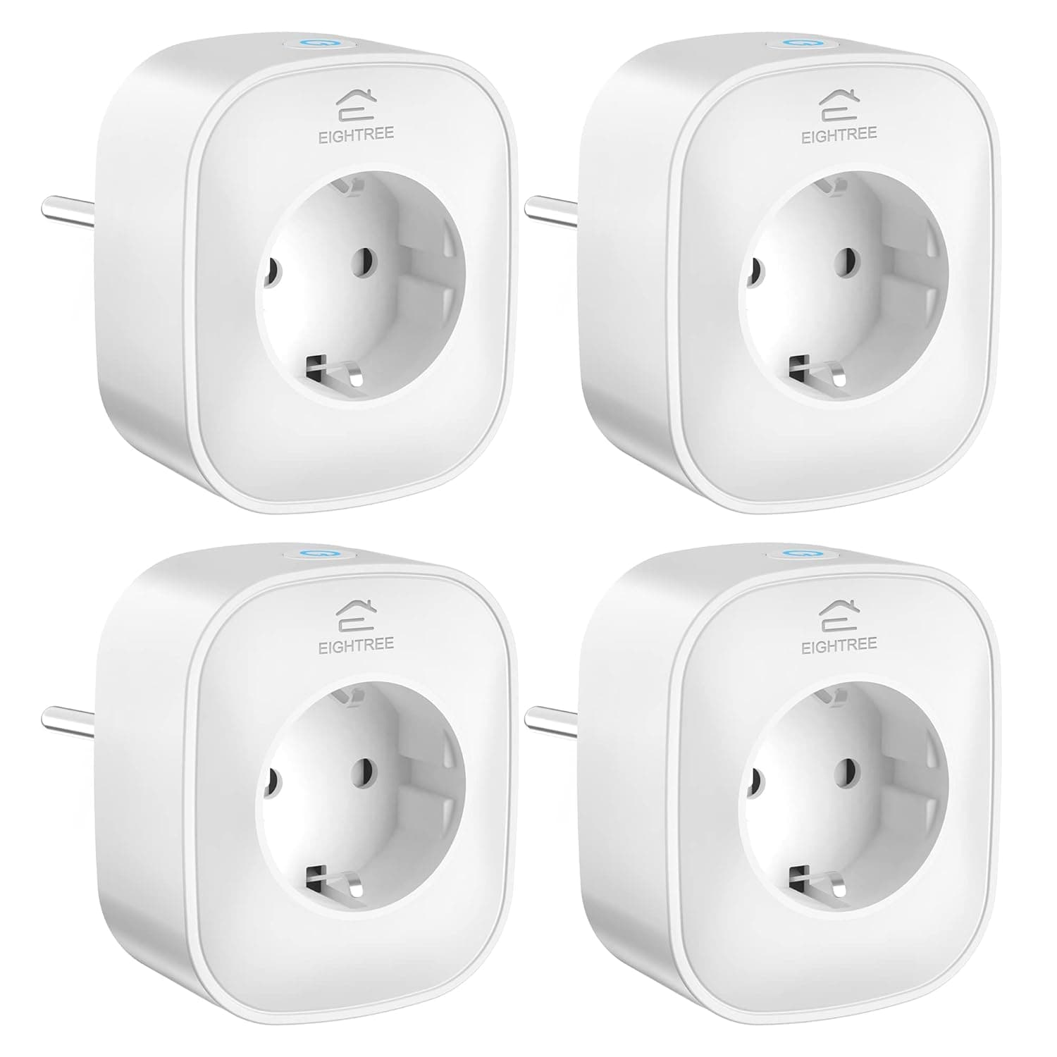Tomada inteligente Alexa, tomada Wi-Fi medidor consumo, tomada inteligente programável com temporizador, controlo remoto por APP&Voz, compatível com Alexa, Google Home e SmartThings, 16A 3680 W, 4