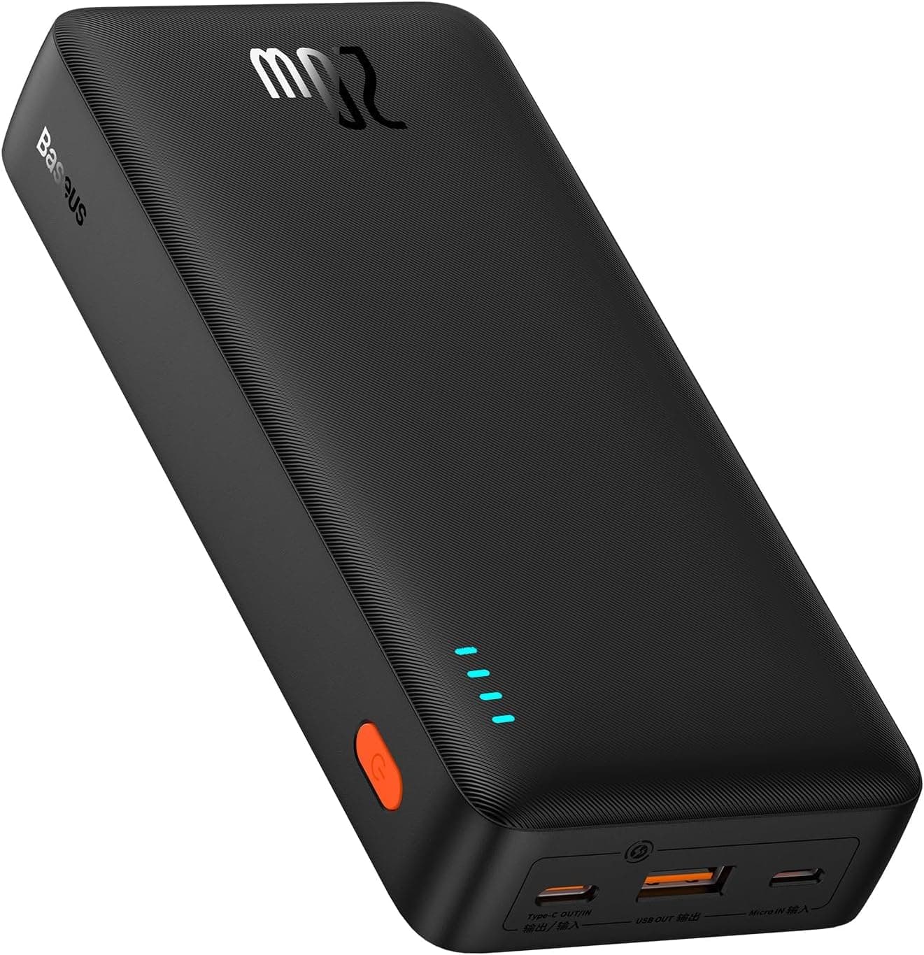 Baseus Power Bank, 20.000 mAh bateria externa carregamento rápido, bateria portátil 20 W PD QC carregador com USB C In&out, Mini Power Bank mas forte para iPhone 15 14 13 12 11 Samsung S23 S22 Google