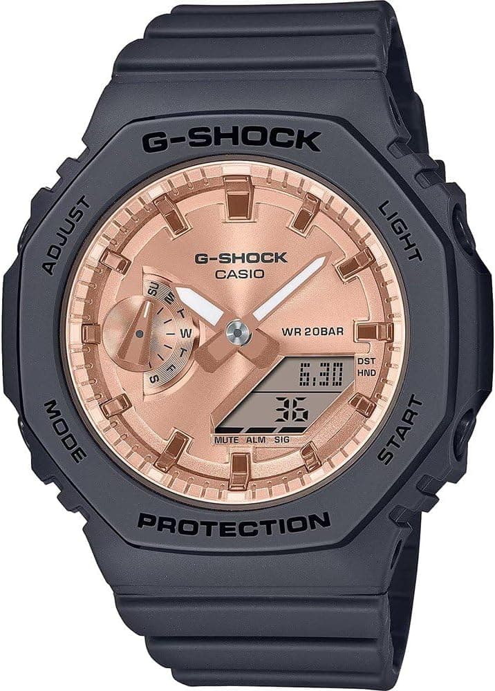 Casio GMA-S2100MD-1AER | Relógio feminino analógico e digital com correia de resina resistente