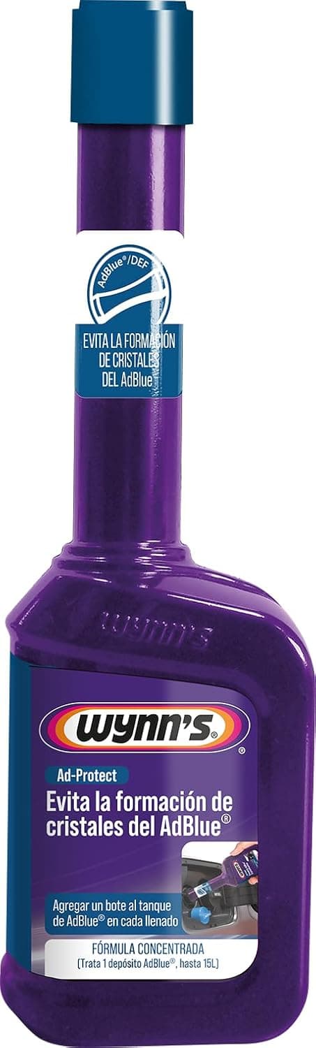Wynn's Aditivo anticristalizante Adblue, dissolve os cristais do depósito de Adblue e evita a sua formação de 125 ml