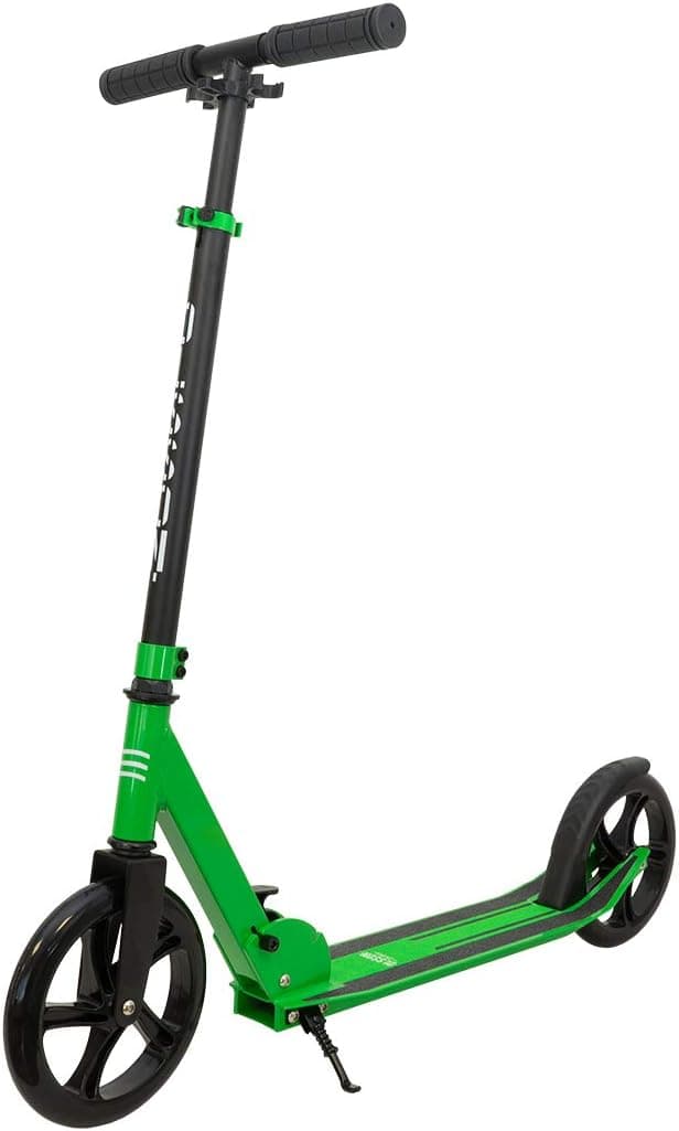 OLSSON Scooter criança - guiador giratório de 360º, altura ajustável (77-98 cm), chassis leve e resistente 50% alumínio/aço, dobrável, rodas 200 mm PU, rolamentos ABEC 9 - travão de pé