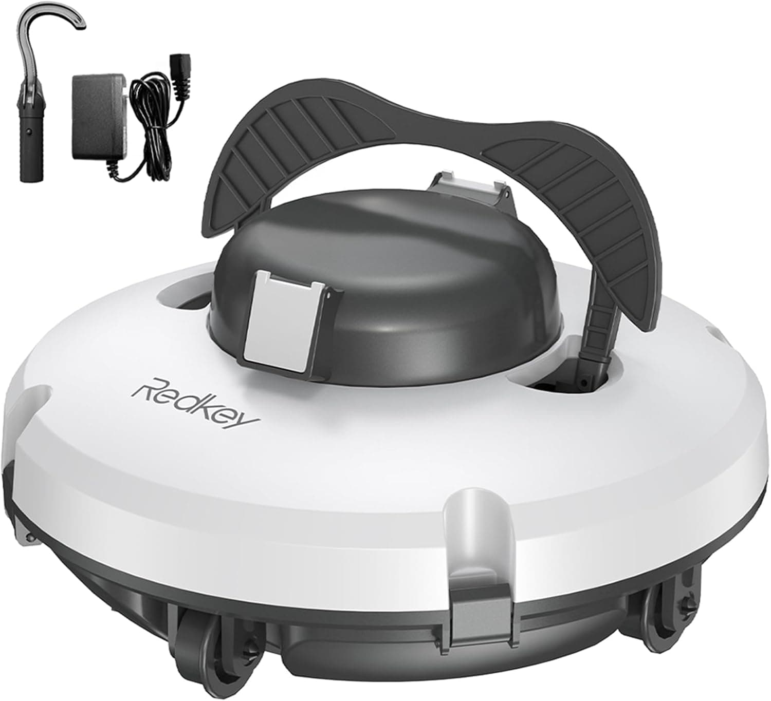 Redkey S100 Robot Limpador de fundos de piscina sem cabo, motor duplo, paragem automática, aspirador de piscina, filtro fino de 180 μm para piscinas sobre/no chão até 100 m²