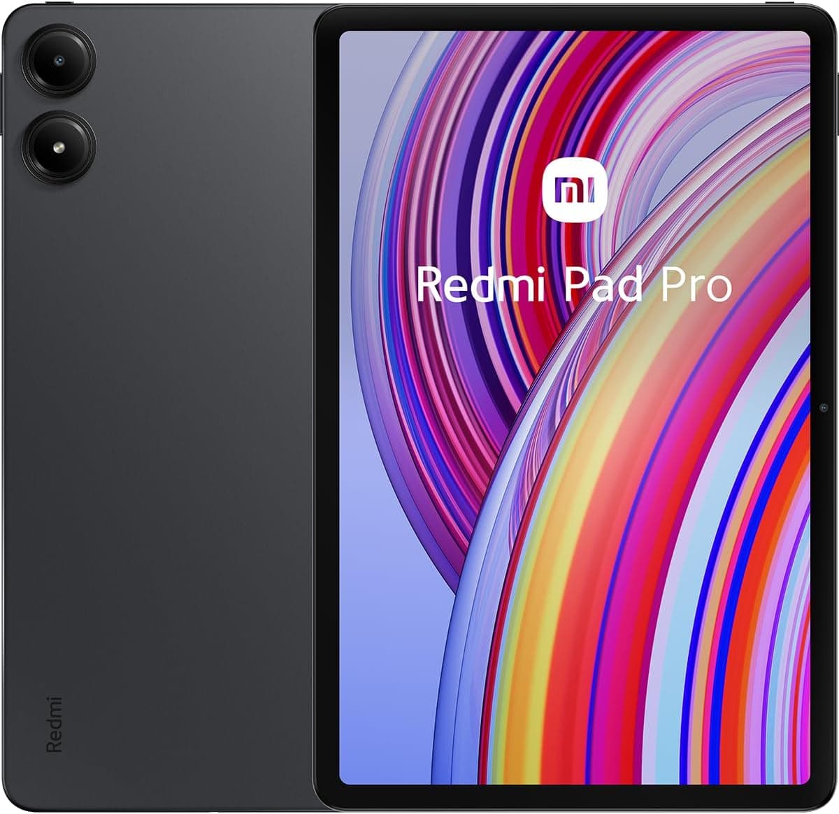 Xiaomi Redmi Pad Pro Tablet de 12,1" 2,5 K (Snapdragon 7s Gen 2, 6 GB de RAM, 128 GB de ROM, 4 altifalantes, WiFi Bluetooth 5.2, bateria de 10000 mAh, carregador não incluído), cinzento