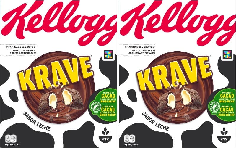 Kellogg's Krave Sabor leite 375 g x2