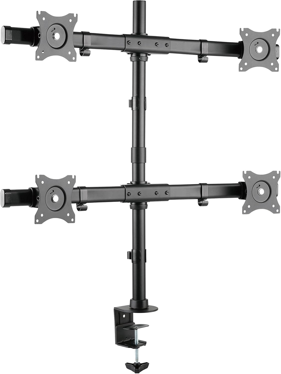 RICOO Suporte monitor de mesa base articulado giratório inclinável, ecrã PC de 13 - 26" (33-66 cm) TS8411 Stand para monitores VESA 75 x 75 100 x 100 