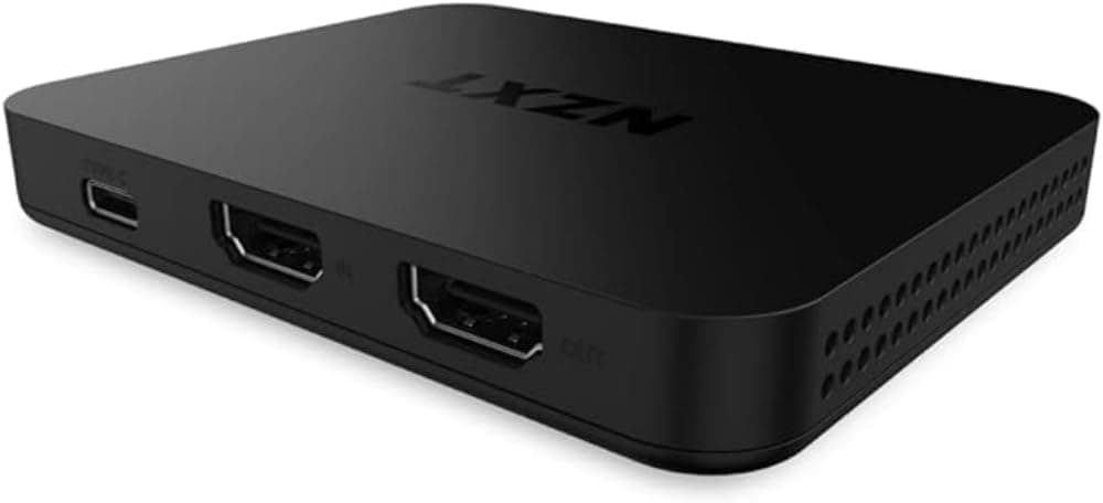 NZXT Signal HD60 | Placa de captura USB Full HD 1080p para streaming e jogos sem atrasos