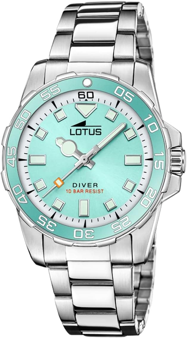 Lotus Relógio para mulher 18937/2 Trendy caixa de aço inoxidável 316 l prateado correia de aço inoxidável 316 l prateado, azul, Clássico