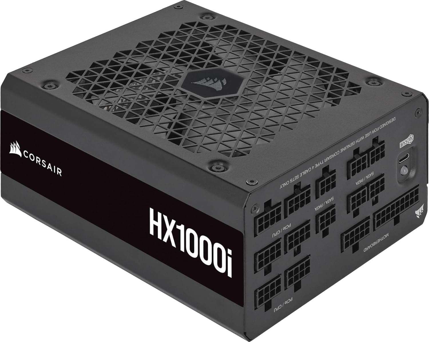 Corsair HX1000i | Fonte de alimentação modular ATX 1000 W 80 PLUS Platinum com ventoinha silenciosa